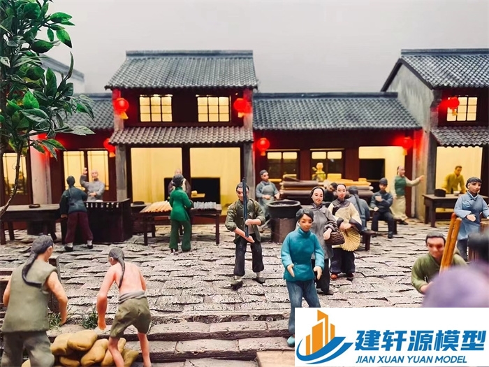 仓山香市微缩模型